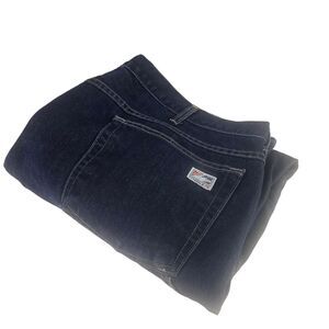 Tyndale FR F290T Men 44x28 Straight Leg 5 Pocket Dark Wash Denim Carpenter Jeans